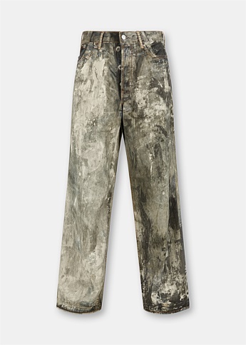 Grey 1981M Splatter Jeans