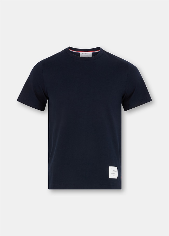 Side Vent Relaxed Cotton T-Shirt